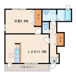 掛川駅 バス90分  野中西下車：停歩1分 1階の物件間取画像